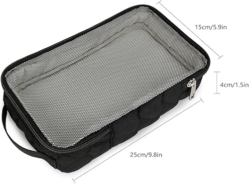 Miniatura 6 de Bolsas organizadoras de pañales para bebé, paquete de 2 bolsas impermeables para colgar pañales, bolsa de malla reutilizable, lavable o pañales de