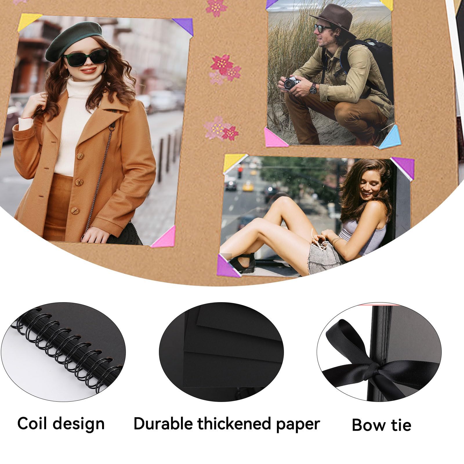 Fotoalbum Selbst Gestalten - 30 Seiten DIY Sammelalbum 21,5x14,7cm