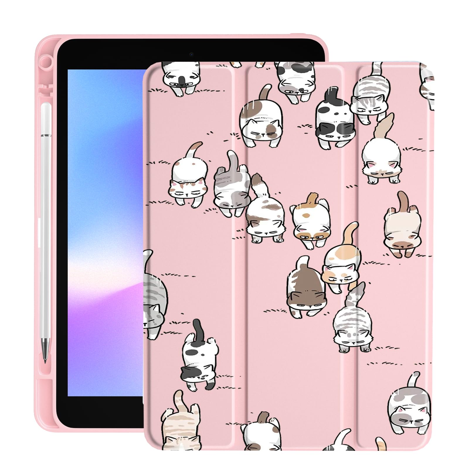 Amazon.com: Cute Kawaii Cat for iPad 10.2 Inch 7th/8th/9th Gen