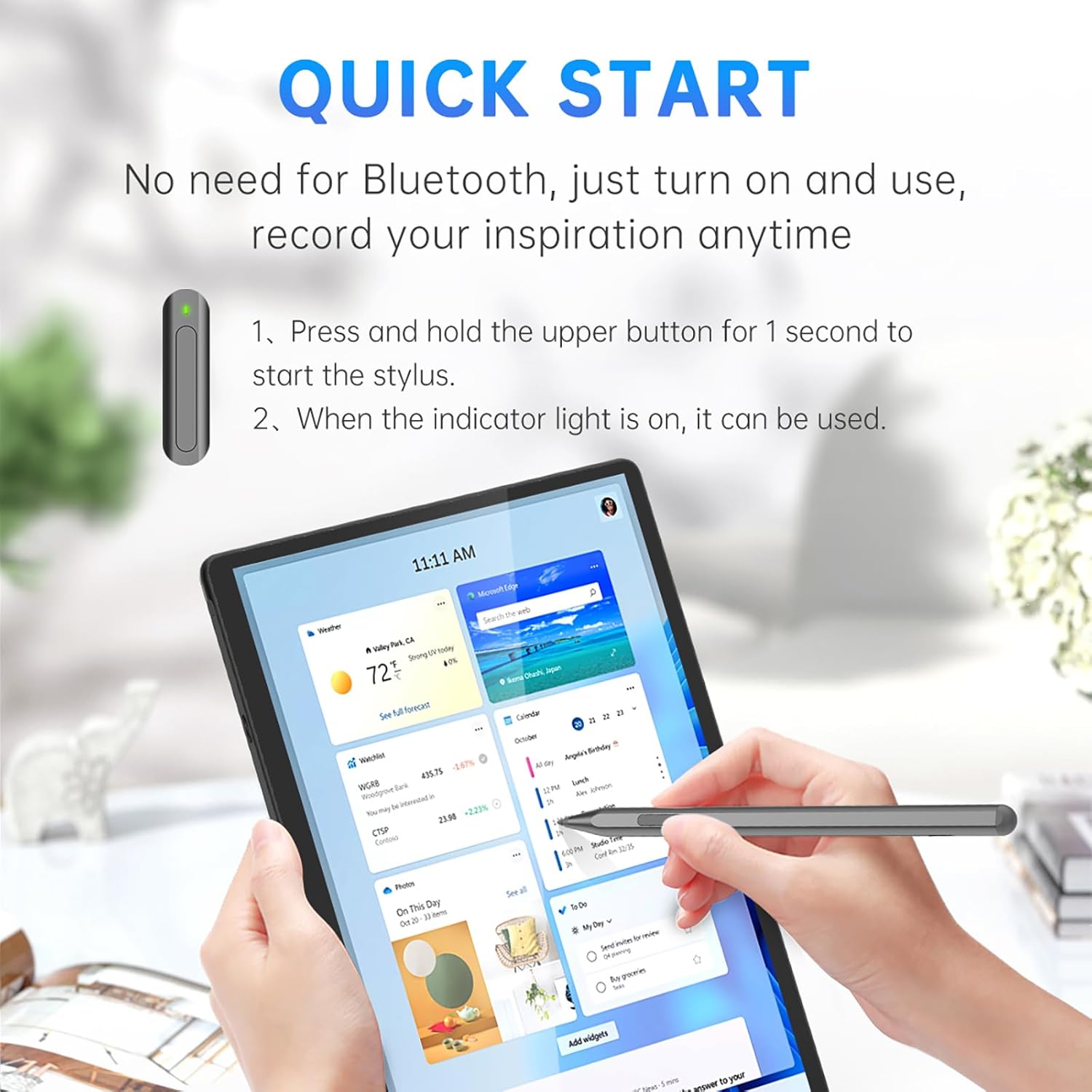 Quick Start Guide for Uogic Stylus Pen