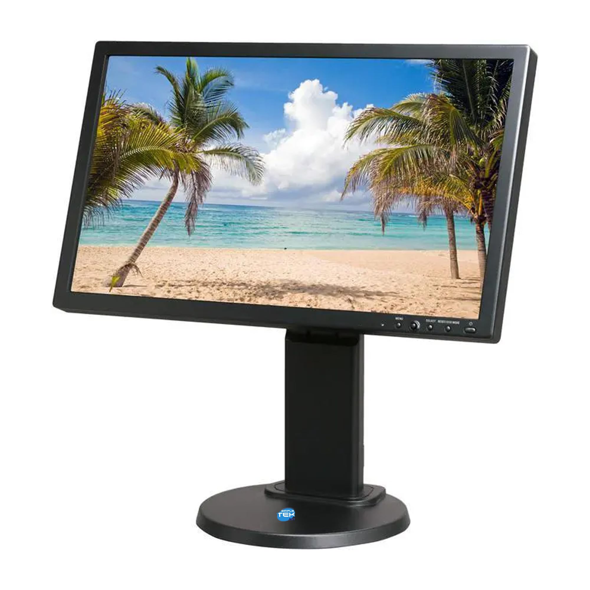 SIMPLETEK - Moniteur PC 20" HD+ LED VGA DVI DP enceintes Vesa