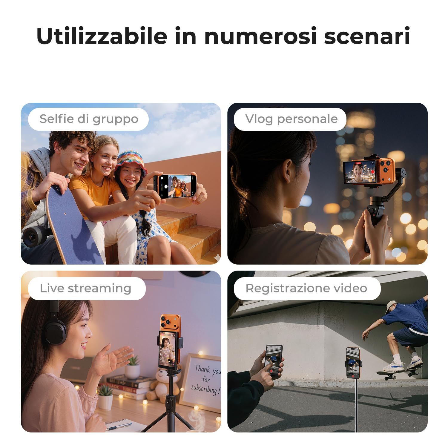 K&F CONCEPT Schermo selfie 5", Monitor magnetico wireless 4K/1080p per fotocamera posteriore, portata 50 m, P2P, compatibile iPhone & Samsung, per creator di contenuti