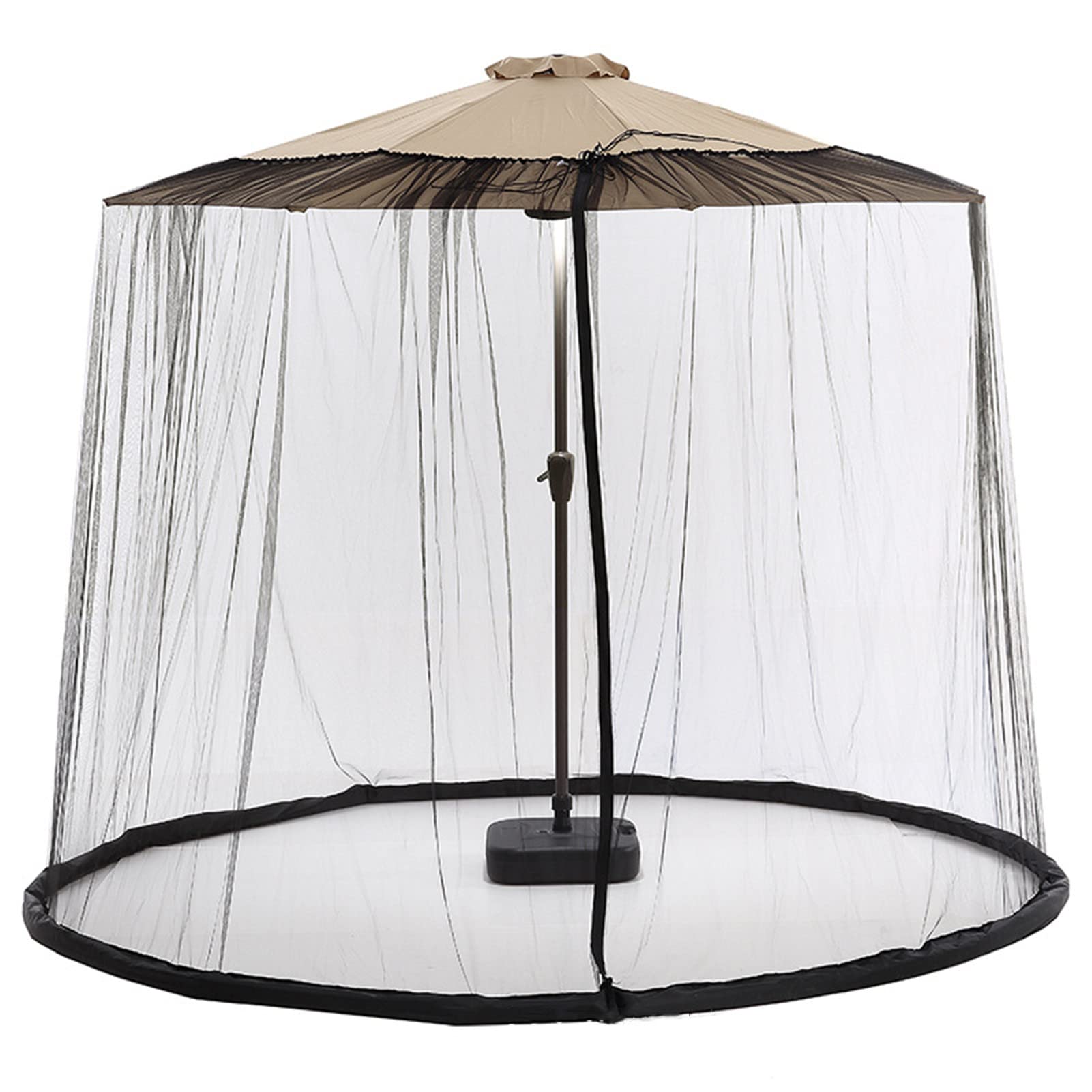 Gazebo Da Esterno, A Doppio Tetto, 4 Lati Laterali A Rete, Zanzariera Chiudibile E Rimovibile, Impermeabile E Anti-UV, Ideale Per Cortile, Patio E Giardino, Marrone (300 * 230CM,A)