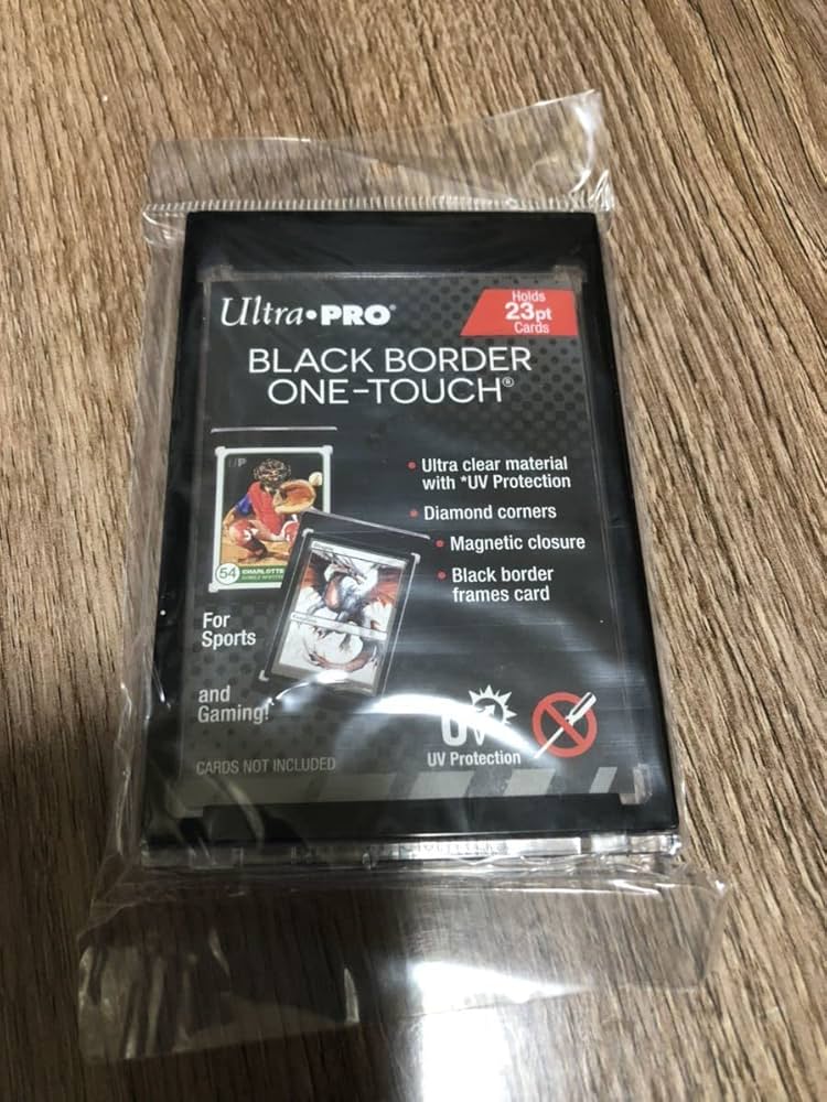 Amazon | ウルトラプロ ワンタッチマグネットホルダー 黒枠 23pt