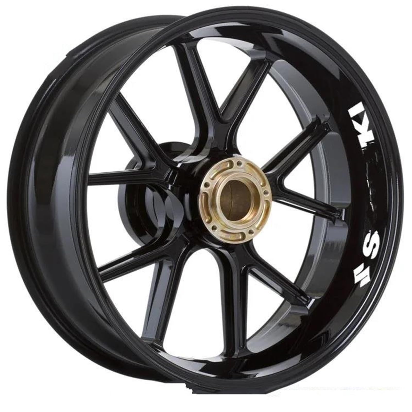 for Suzuki GSXR GSX-R1000 750 600 GSXS GSX-S1000 GSX1300R V-Strom SV1000 650 Wheel Reflective Motorbike Rim Sticker Decorative(Color4)