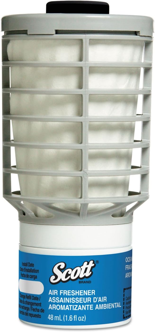 SCOTT Continuous Air Freshener Refill Ocean Fragrance, 48 mL Cartridge