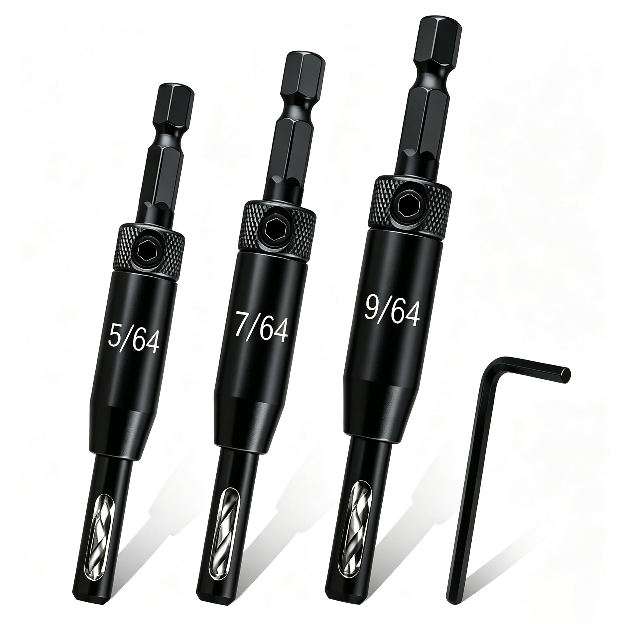 Self-Centering Drill Bit Set - Perfect Hinge Installation -8