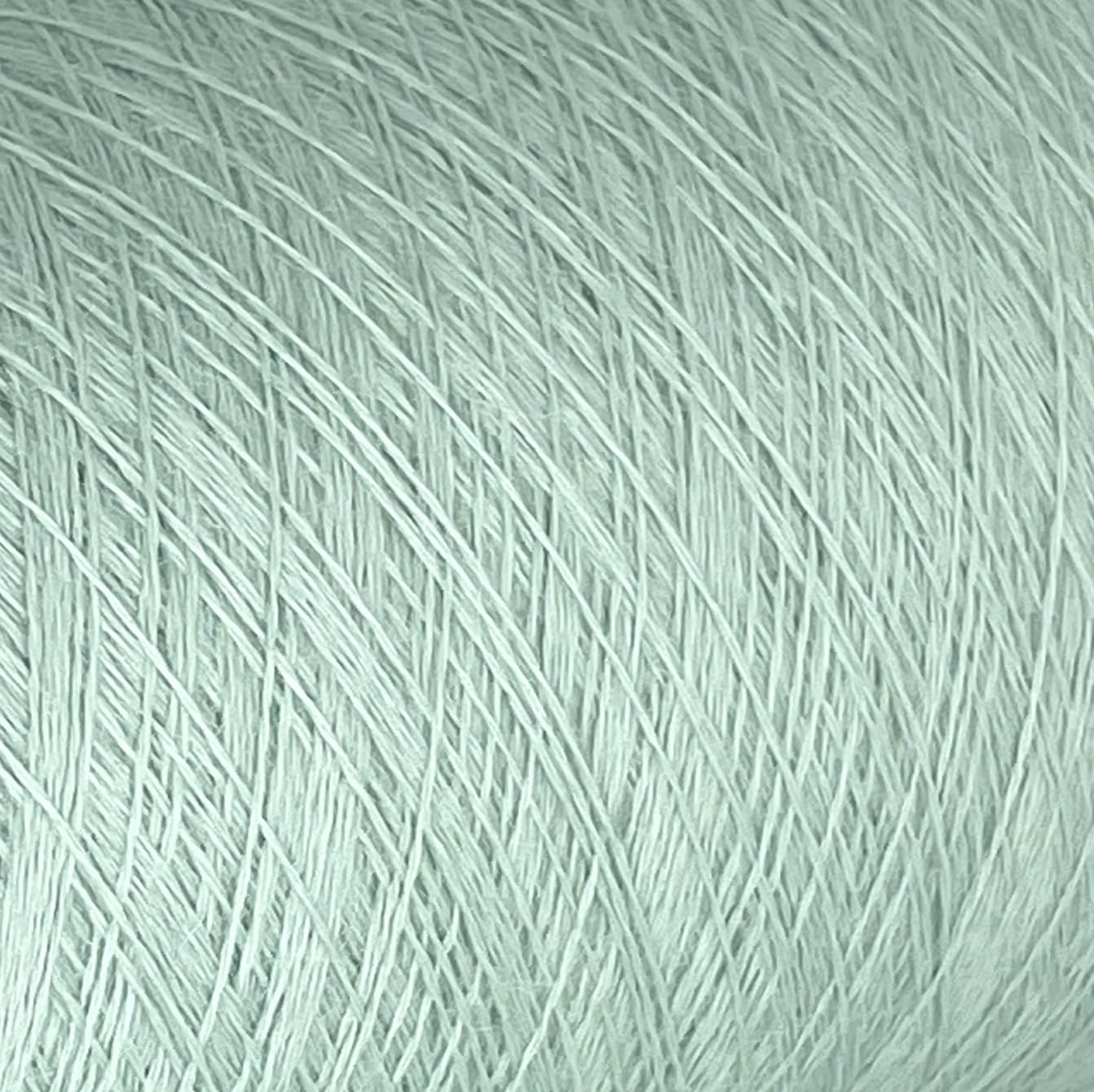 Alpaka Merinowolle Konengarn – Lace Gewicht – Weiches Mischgarn zum Stricken & Häkeln (Minzgrün, 400g / 3200m)