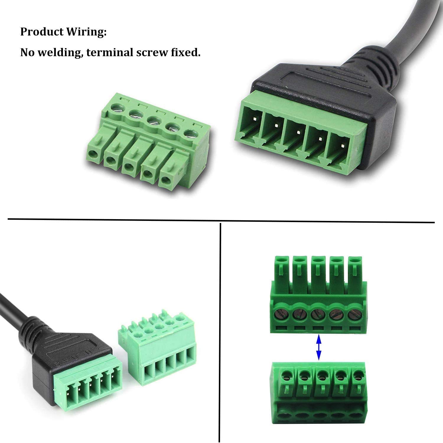 INNOV8 Cavo USB 2.0 Con Connettore Reversibile A 90 Gradi - 1 Metro, Angolo Sinistro E Destro, Per Ricarica E Trasferimento Dati, Micro USB - 3