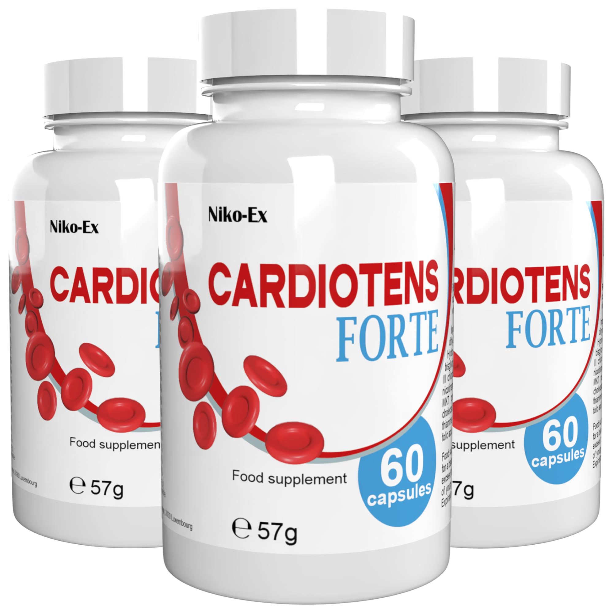Cardiotens Forte - 180 Kapseln (3 x 60 Kapseln), 3er Pack