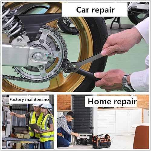 Miniatura 5 de Llave Torx universal de 0315-0945in 1 llave autoapretable ajustable herramienta universal multifunción regalos para él marido novio hombre papá