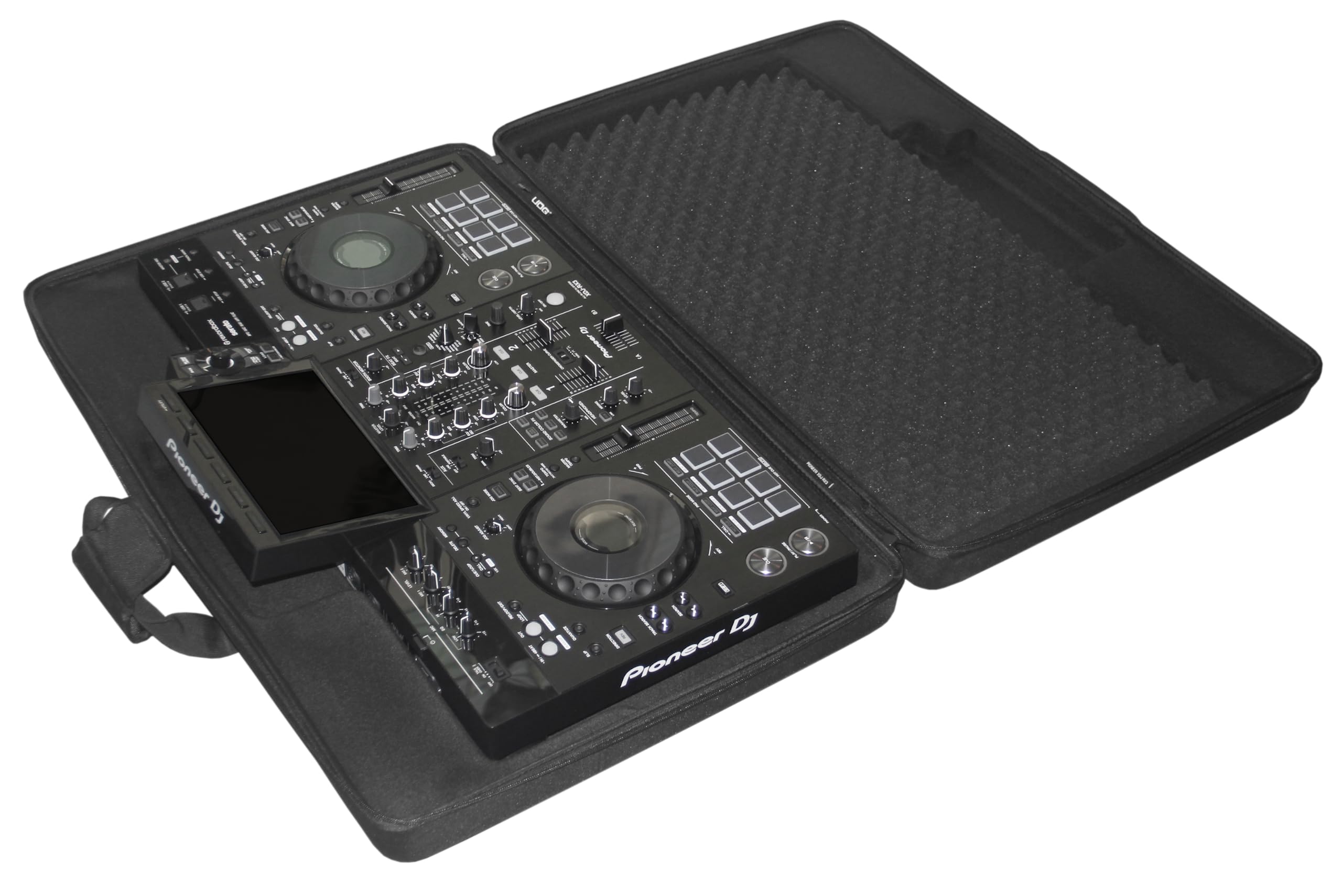 UDG Creator Hardcase Pioneer DJ XDJ-RX3, Schwarz (U8315BL) | Formgepresste EVA-Schale; präzise geschnittener Schaumeinsatz; wasserabweisendes Nylon; tourgerecht