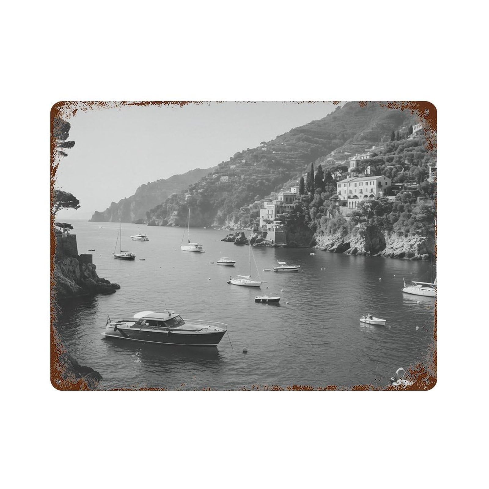 xiaoxiaoshen Landscape Print, Photography Prints (4) Wall Decor Art Metal Tin Poster Modern Home Decor Art Home Bar Shop Decorations Vintage Sign 30x40cm