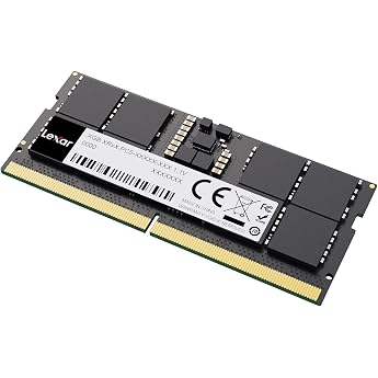 Lexar SODIMM 24GB DDR5 RAM 5600MHz CL46, 262pin DDR5 SODIMM Laptop RAM, High Performance Gaming DRAM SO-DIMM for Laptop Memor