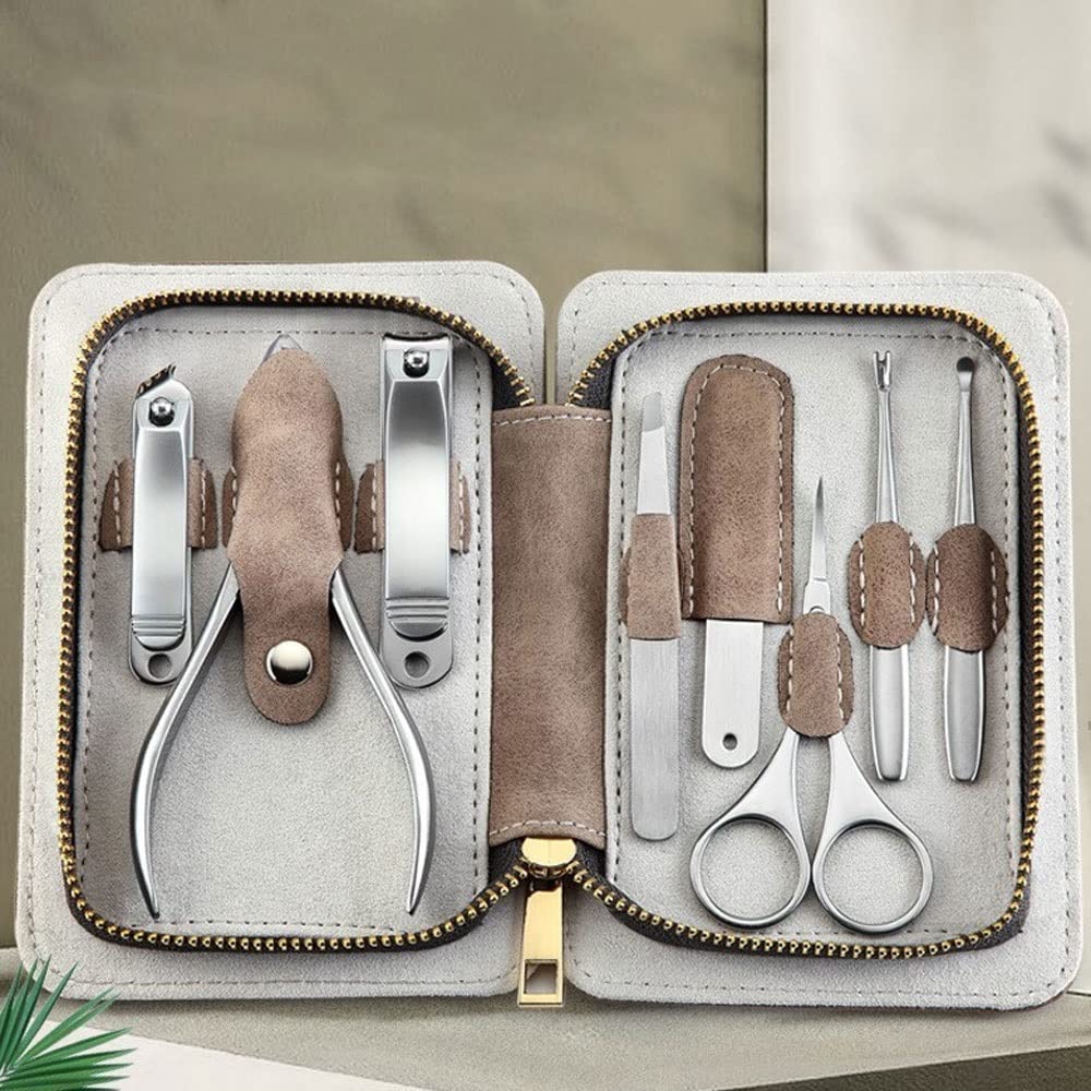 Zestaw do manicure, Zestaw do manicure, Zestaw do Higher Than Ever Stainless Steel Nail Clipper Pedicure Set With Scissor Tweezer Professional Cover Manicure Tools