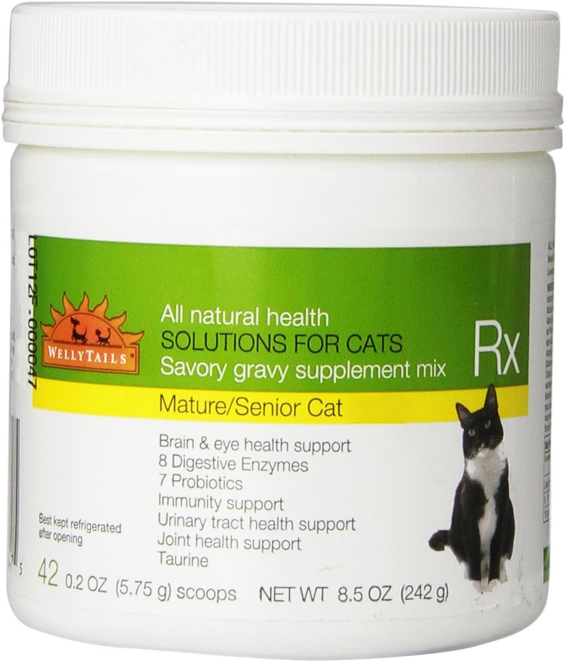 Mature/Senior Cat Vitality Rx Nutritional Supplement Urinary Tract Health, Joint Health and Immunity Support 8.5 oz