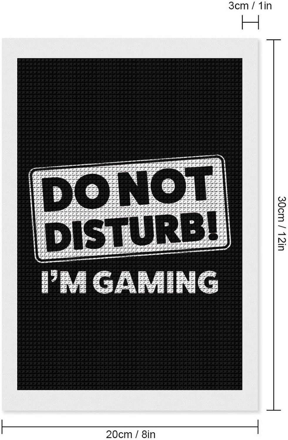YRNXAQPKBX Do Not Disturb I'm Gaming Diamond Art Kits for Adults Square Drill Diamonds Painting Picture Crafts Craftwork image 2