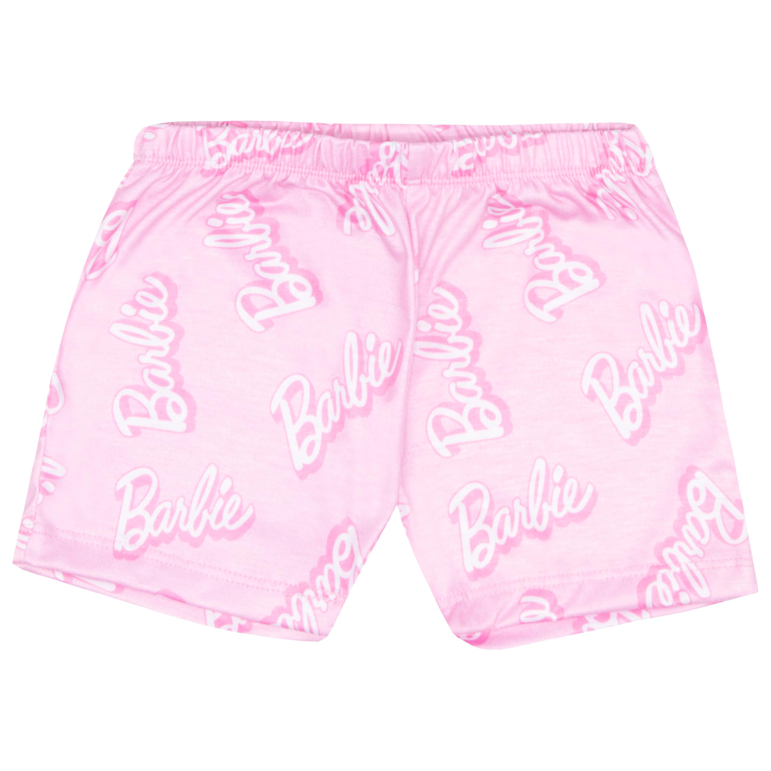 Barbie Mädchen 2-teiliges T-Shirt und Shorts Set – Logo-Grafikdruck-Design – leichte Sommer-Outfits für Kinder