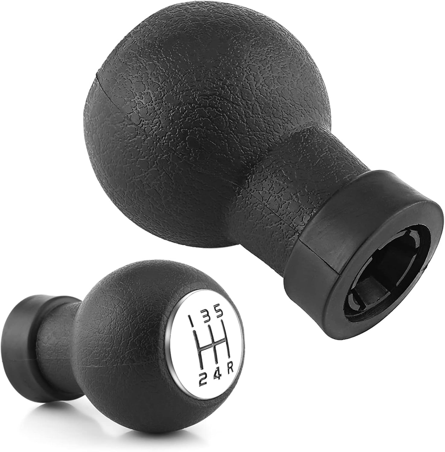 EVGATSAUTO 5 Speed Car Gear Shift Shifter Knob Stick Head,Car Stick Shifter Gear Shift Knob for SX4 2005-2010