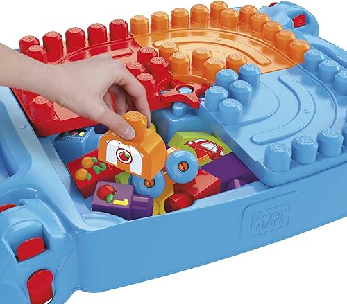 Miniatura 4 de Mega Bloks First Builders Build 'n Learn Mesa con grandes bloques de construcción, juguetes de construcción para niños pequeños (30 piezas)