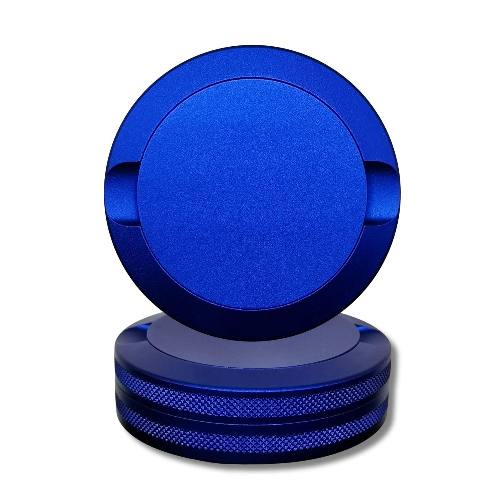Snus Can | Knurling Metal Can for Zyn | Knurled Aluminum Holder | Smell Proof Snuff Box | Container Can for Pill | Nicotine Pouch Container | Gift (Blue)