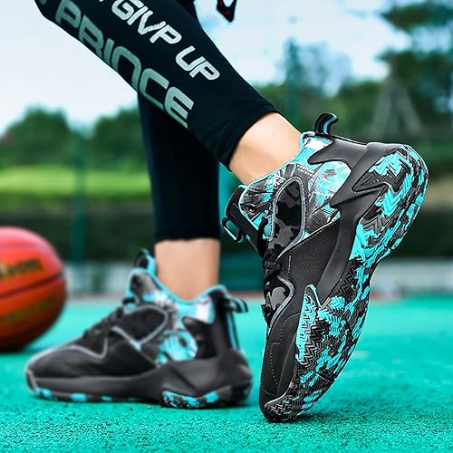 Miniatura 5 de CJSPORX - Tenis de baloncesto para hombre, transpirables, antideslizantes, para correr