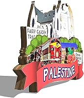Vista 2 de Imán de nevera con imán de Palestina, Estados Unidos, 3D, monumentos, viajes, coleccionables, recuerdos, decoración hecha a mano