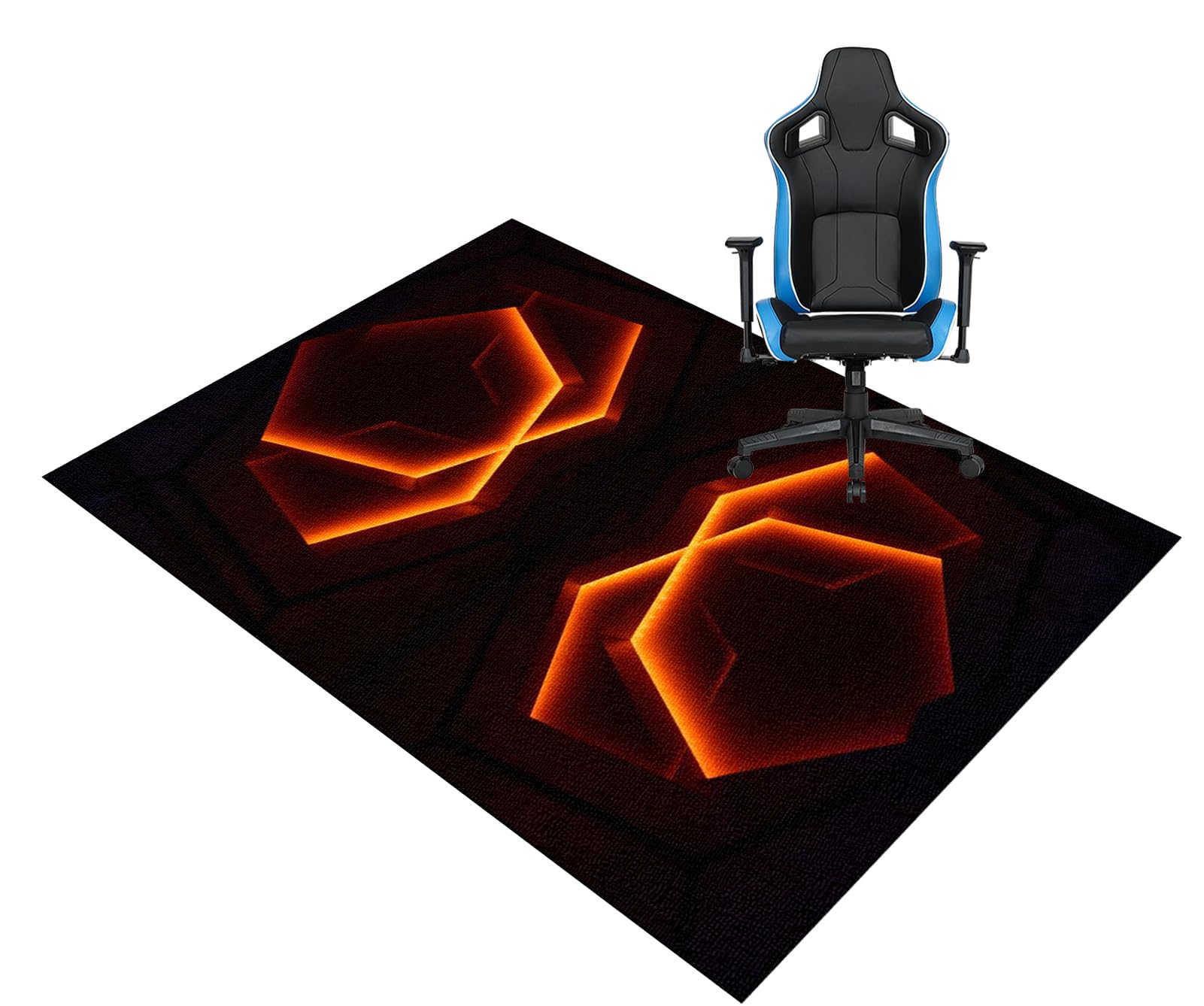 Gaming Chair Mat for Carpeted & Hardwood Floor Carpet Protectors Chair Mat 180 x 230 cm Heavy Duty Anti-Slip Office Chair Mat Extra Large Door Mats For Home And Office Computer Desk Chair Mat