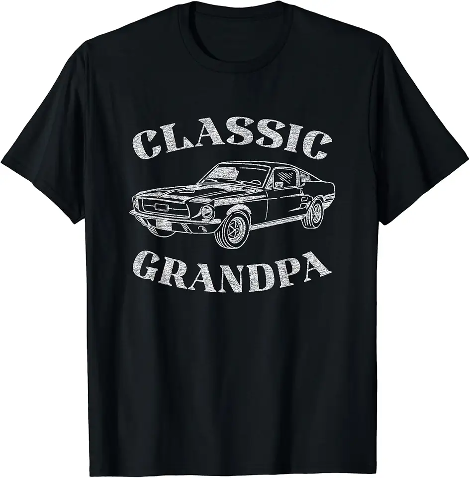 Cartba Grandpa Co. Funny Grandpa Classic Car Graphic...