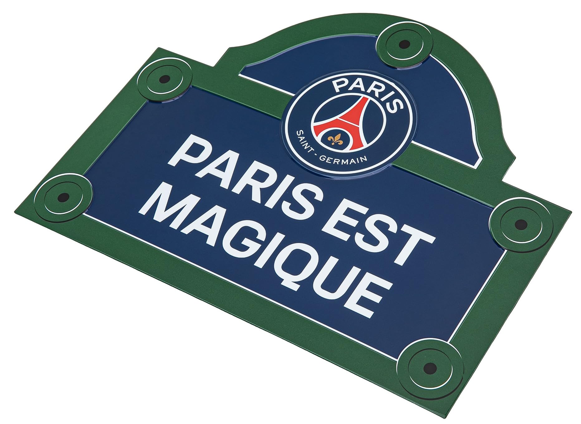 Plaque de Rue métal PSG - Collection officielle PARIS SAINT GERMAIN