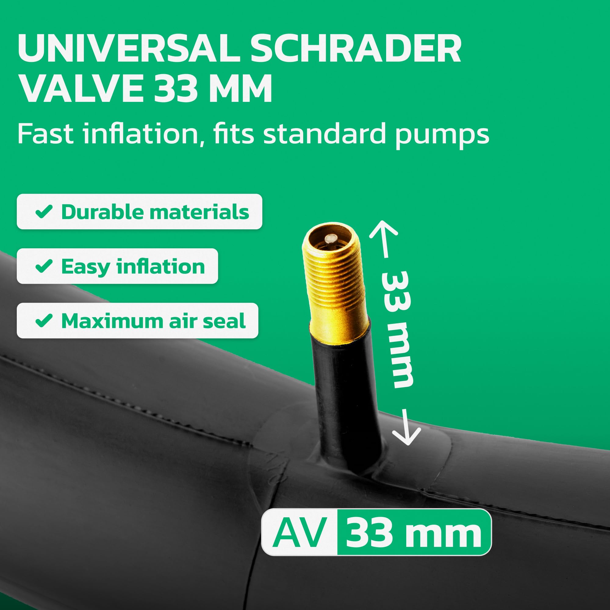 MoovMoov Binnenband 24 Inch - Voor banden 24x1.90, 24x1.95