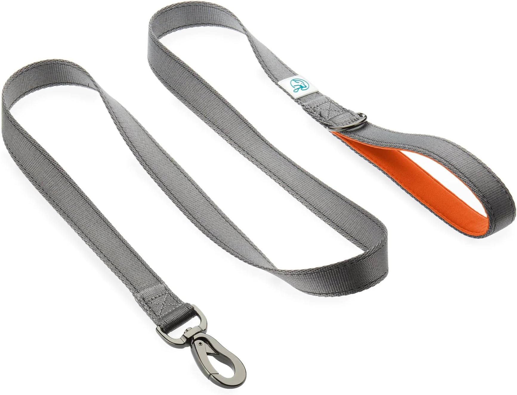 Embark Adventure Dog Lead - Colourful, Strong and Sturdy Nylon Dog Leads for Small Dogs, Dog Leads Medium Dogs and Dog Leads Large Breed Dogs, Heavy Duty Dog Leash -Dog Training Lead (Orange Dog Lead)