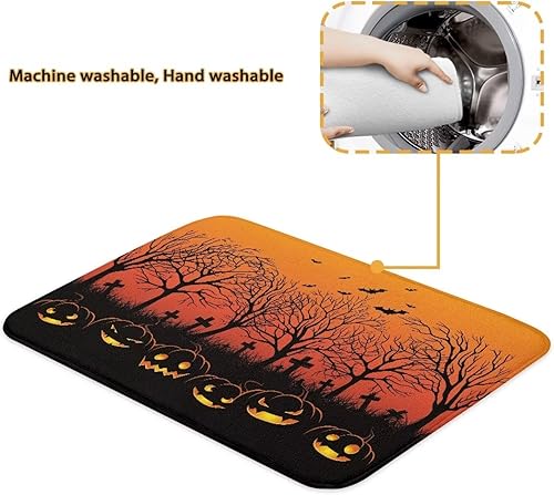 Vista 36 de Tapetes de secado de platos de flores rojas navideñas para cocina, tapetes de secado de flor de pascua para platos, botellas plegables absorbentes