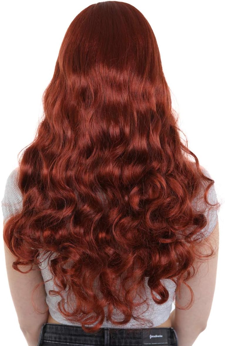 HPO Dark Auburn Seductress Style Wig HW-1081
