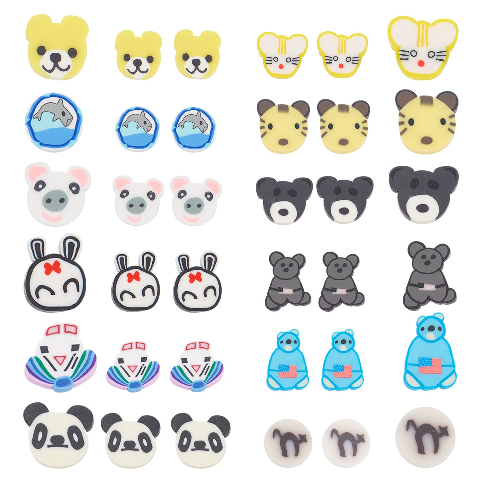 Set Di 12 Perline Focali In Silicone A Forma Di Cervo, Per Bracciali, Collane E Portachiavi Fai Da Te - Ideali Per Artigianato Creativo