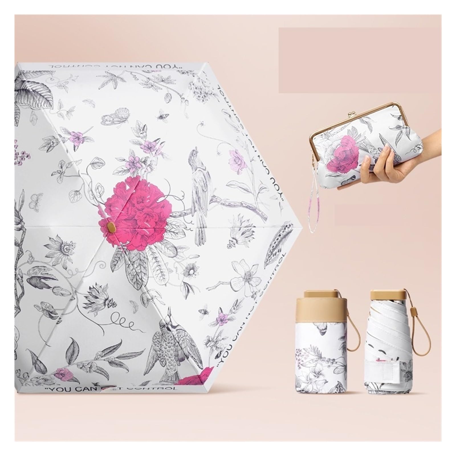Mini parapluie de poche TUSUOD la solution légère contre la pluie fine en voyage