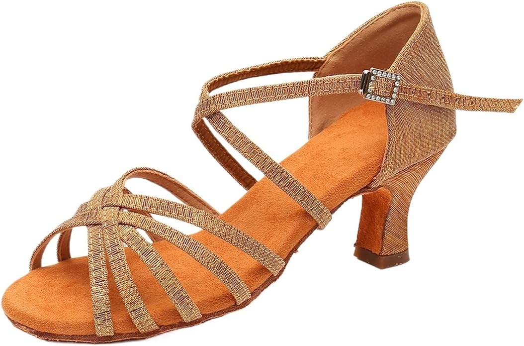 タンゴ、ラテンダンスシューズ Amazon | XNQOUS 女性用ダンスシューズ ラテンダンスシューズ
