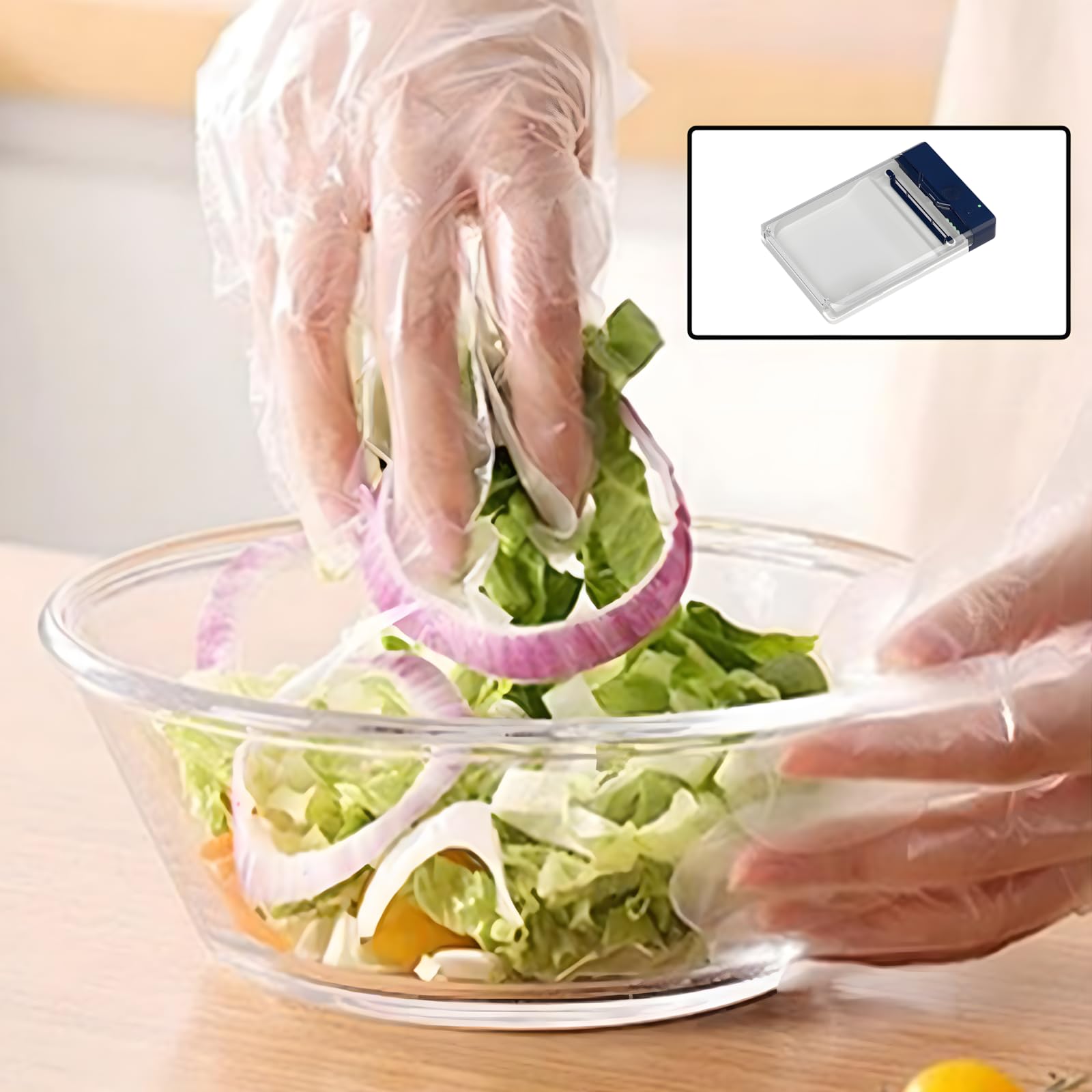 Erogatore intelligente del guanto di Touchless per la manipolazione pulita dell'alimento ed erogatore ricaricabile del guanto