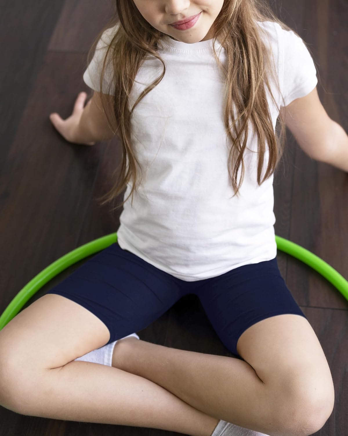 Auranso Girls Bike Shorts Cartwheel Breathable and Safety Biker Under Dress Dance Shorts Kids Clothes - Image 3