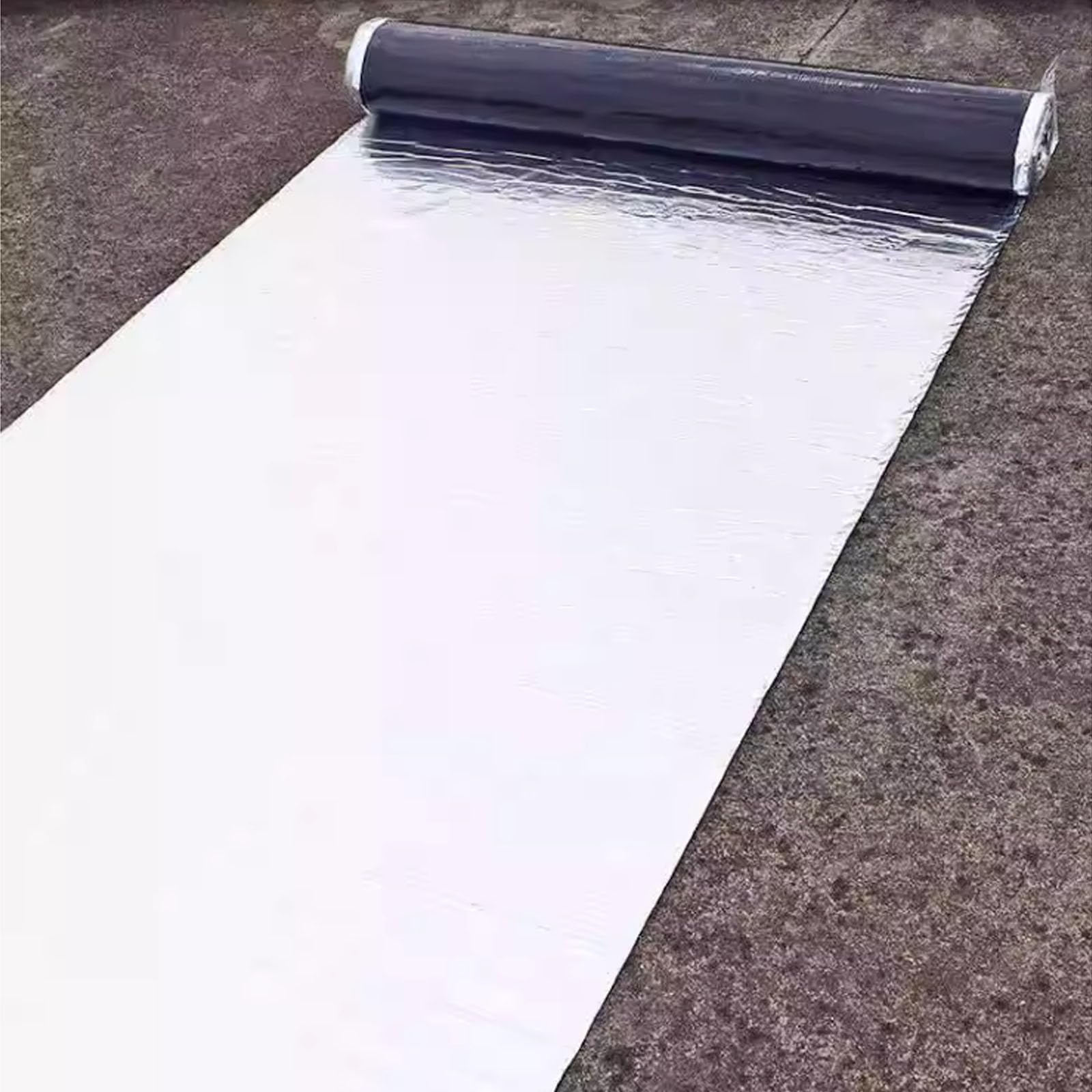 Cinta de reparación de Asfalto, Impermeable para Exteriores, de Aluminio, autoadhesiva, Resistente a los Rayos UV y a la Intemperie, para Reparar Grietas en techos, canalones y per