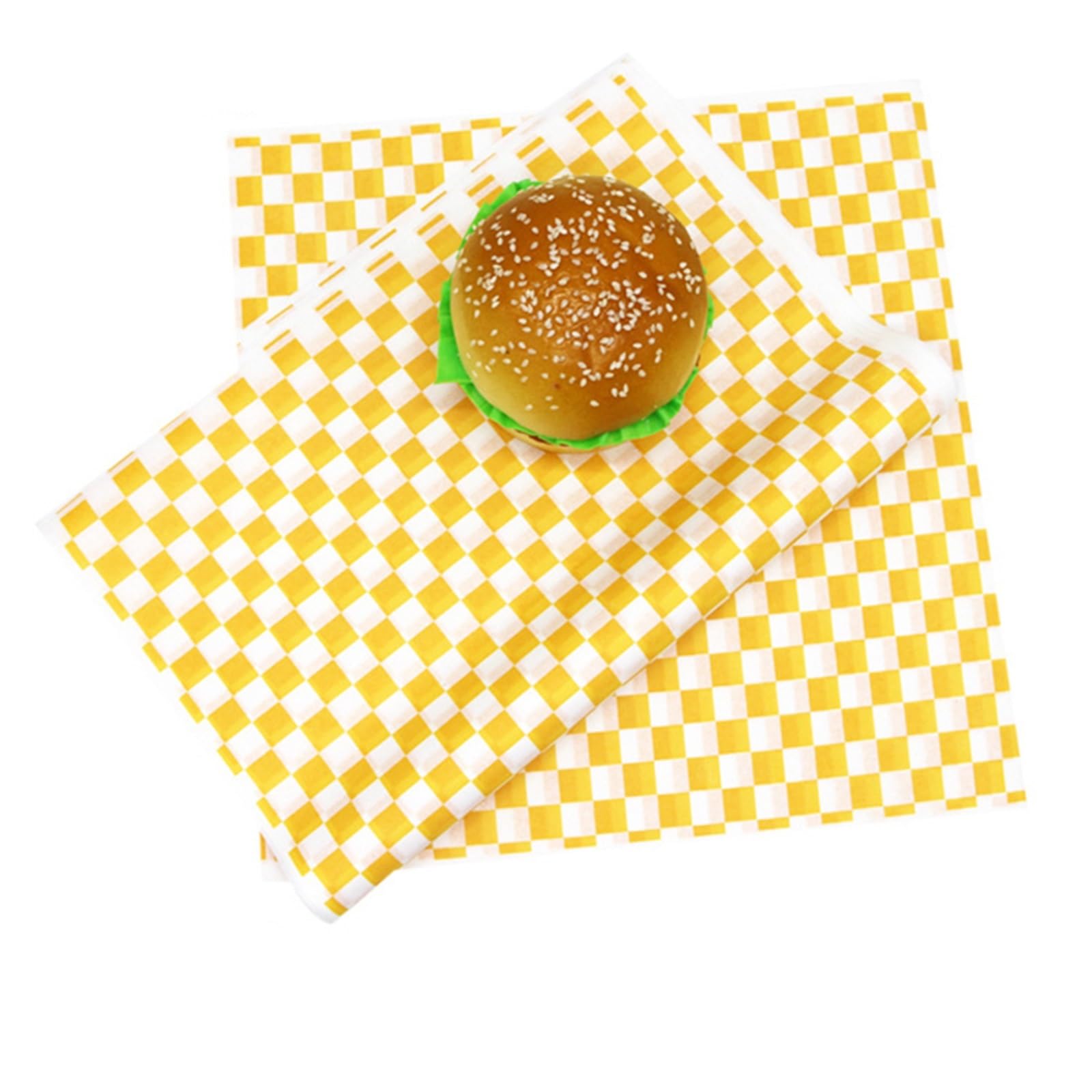 Papel de horno Papel encerado for alimentos, papel for envolver fiambres secos, hojas de embalaje for comida rápida, papas fritas, perritos calientes y hamburguesas(250pcs Blue)