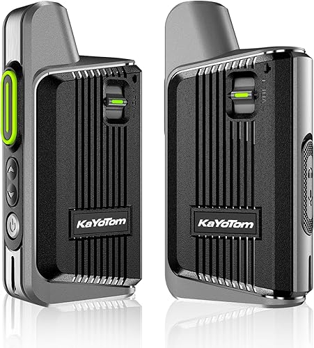 Miniatura 1 de KaYoTom Walkie Talkies Radios recargables de 2 vías de largo alcance UHF transceptor de mano Walky Talky, radio portátil Waly Talky, compacto