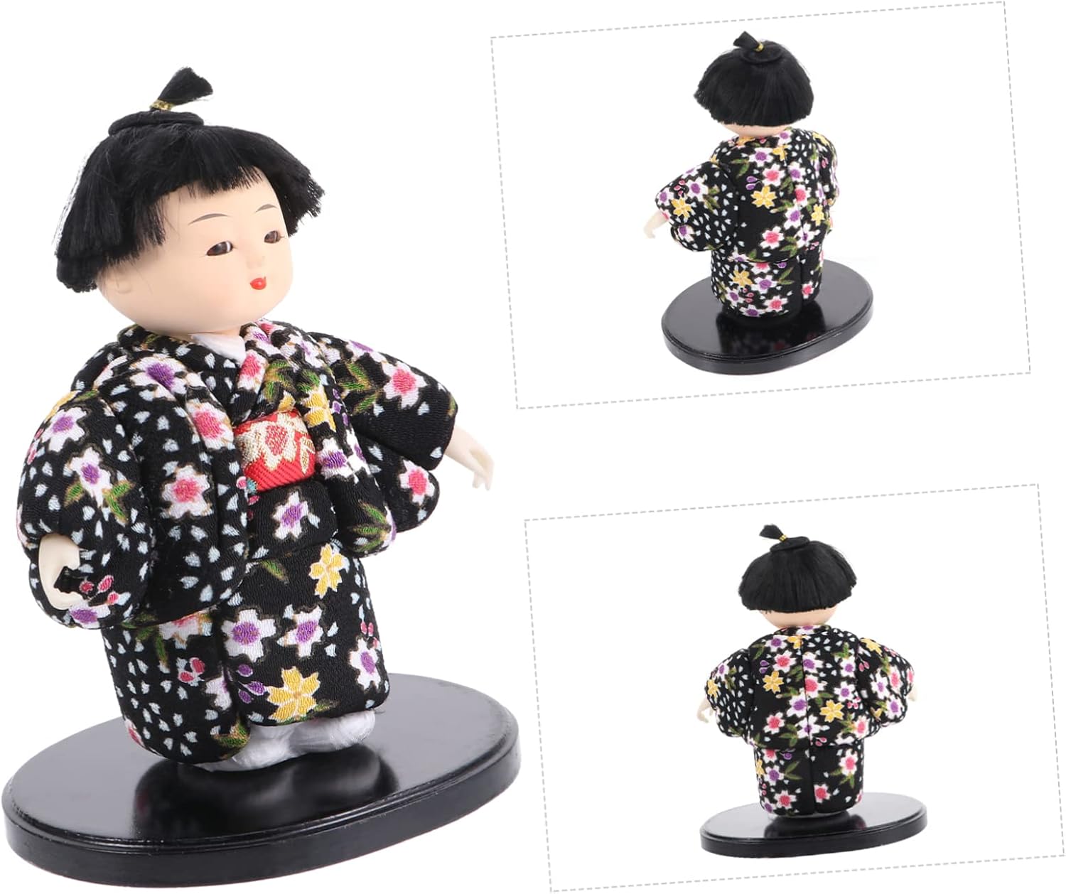 Alipis Japanese Dolls Traditional Geisha Figurines Tabletop Accessory for Decor