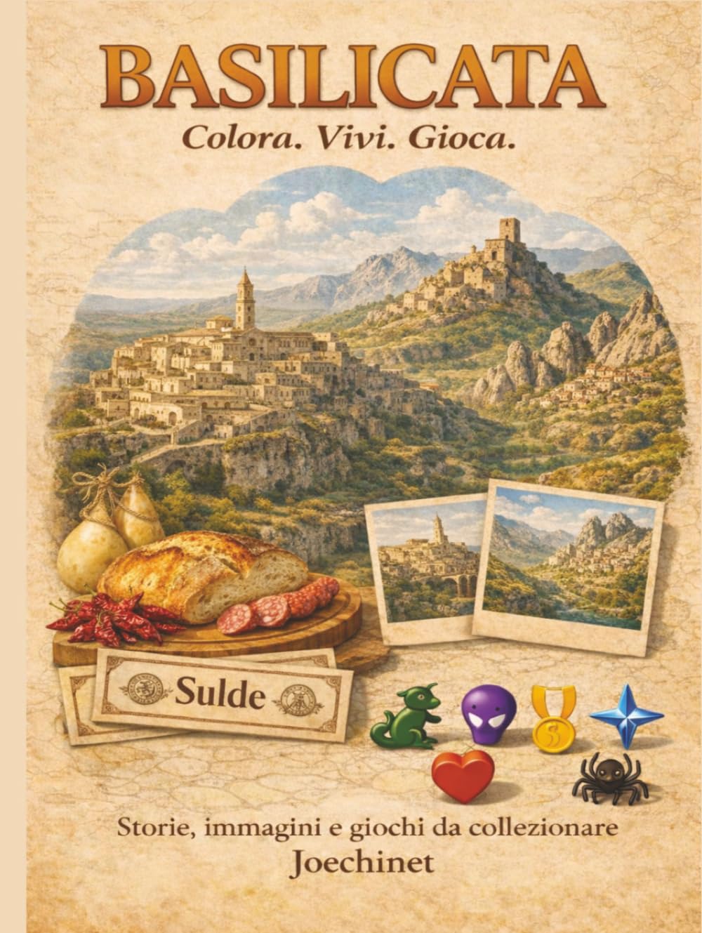 Basilicata: Colora, Vivi, Gioca: Libro da colorare e da vivere: racconti, illustrazioni e gioco da tavolo fai-da-te ispirato alla Basilicata (Colora, ... – L’Italia da scoprire regione per regione)