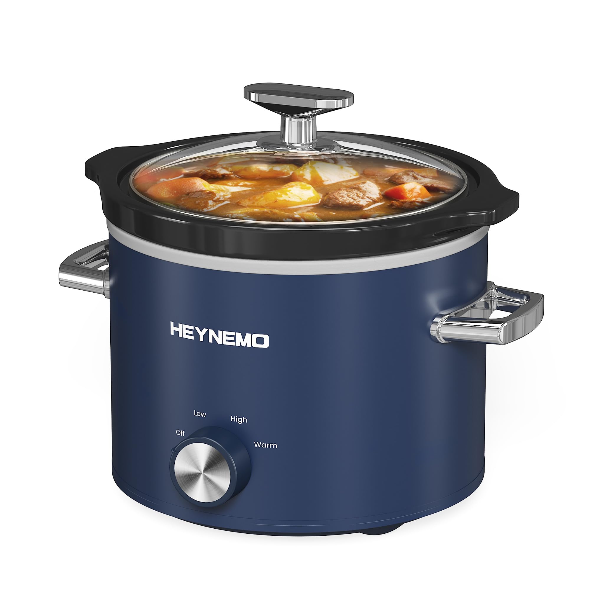 Reduction Pot 2 QT Small Slow Cooker, 3 Adjustable Temp, Upgraded Ceramic Pot, Easy ...