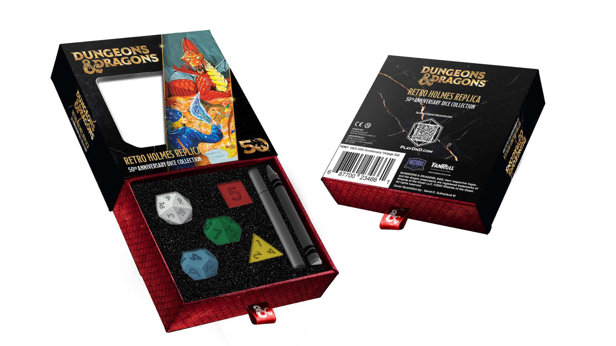 D&D 50th Anniversary Retro Holmes Replica Set : Amazon.com.br