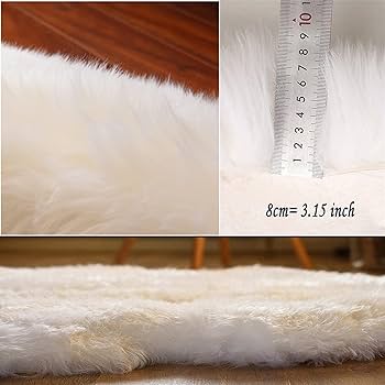 毛皮敷物 ムートン４枚 Amazon｜ムートンラグ 天然大判本物の毛皮 ラグムートン マット