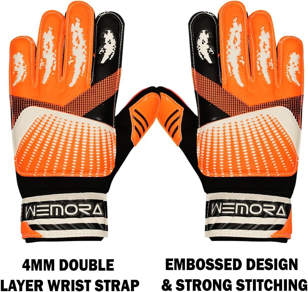 Soccer Goalie Gloves for Kids Youth Junior Boys 4mm Anti Slip Strong Grips Palm Football Goalkeeper Gloves - Image 5