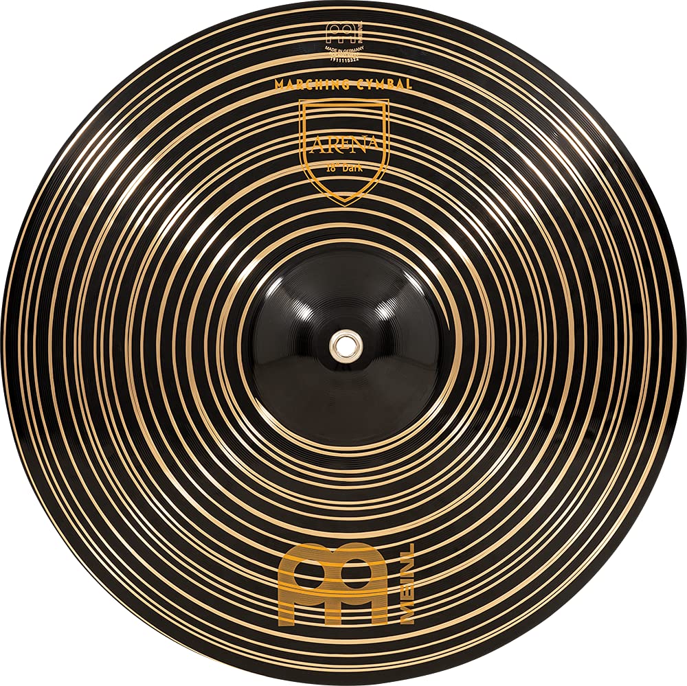 Meinl Cymbals Arena Marching Becken - 18 Zoll (45,7 cm) Marschbecken inklusive Halteriemen (MA-AR-18DA)