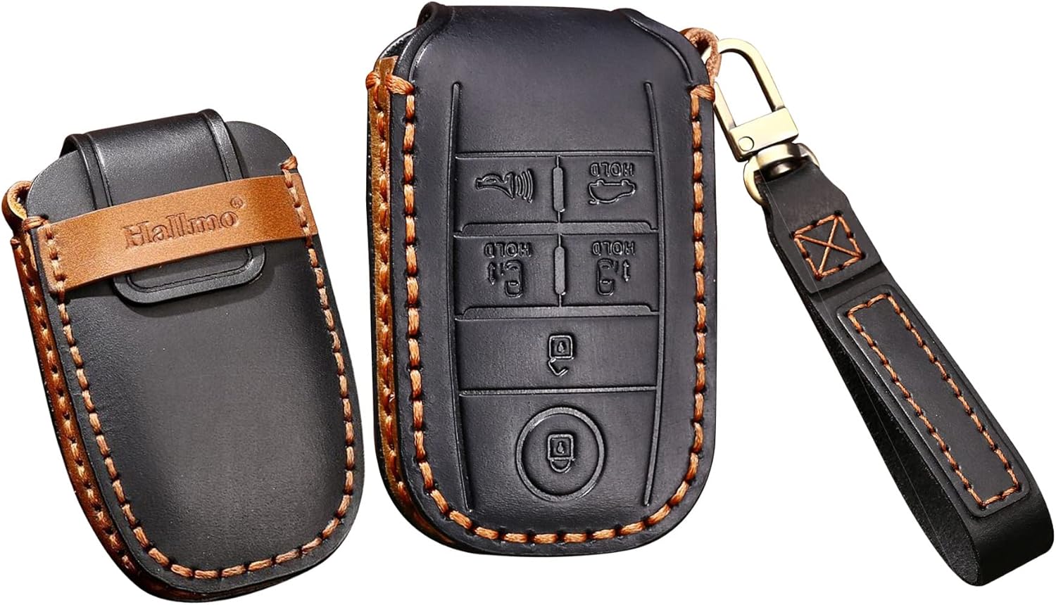 KIA Sedona Grand Carnival Key Fob Case - 6 Button Carbon Fiber Pattern Cover With Silicone Protection